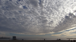 Overcast Day At Ocean Beach, Long Beach, CA